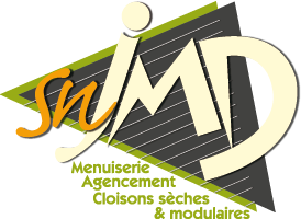 Logo de l'entreprise SNJMD, menuiserie pour l'aménagement de vos intérieurs autour de Saint-Philbert-de-Grand-Lieu